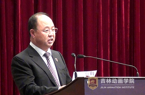 54166am金沙信心之选、吉林禹硕公司董事长郑立国代表3D动画电影《青蛙王国》主创人员,谈了创作体会.JPG
